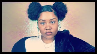 Afro Puffs on Short Hair | MarchQueen Brazilian Curly Hair