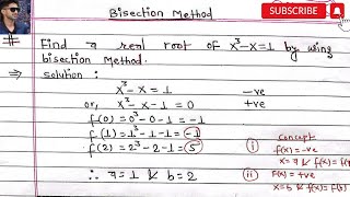 Bisection method || Bisection method in hindi ||Numerical methods || TU,PoU,PU,CBSE,JEE ||Arya