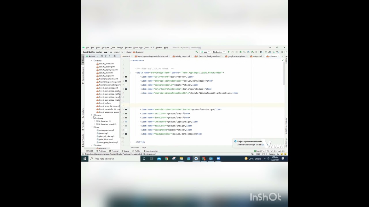 Android | Android Studio | Calendar App  | 18321