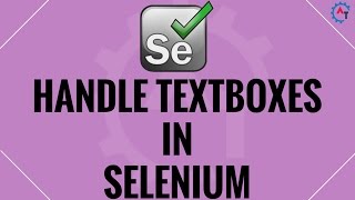 Handling  Textboxes  in Selenium