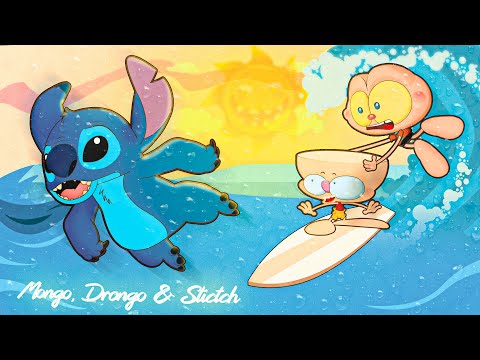Mongo and Drongo Stretch STITCH! An Alien Adventure with Stitch from Lilo and Stitch