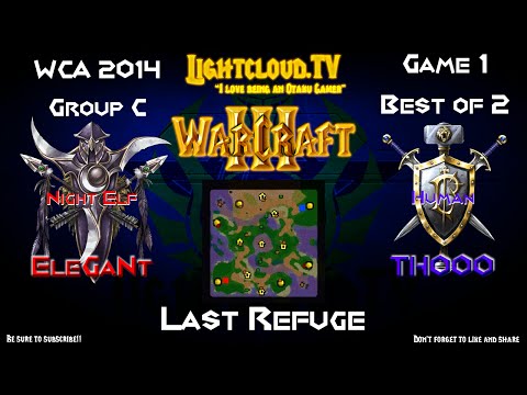 EleGaNt (NE) VS TH000 (HU) - WC3 G1 - WCA Group C