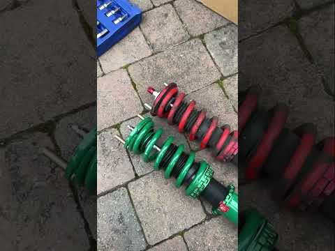 Part 1! Fitting Tein Flez Z coilovers on my Honda s2000. Sub for more!