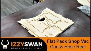 Shop Vac Cart and Hose Reel for Manufacturing
