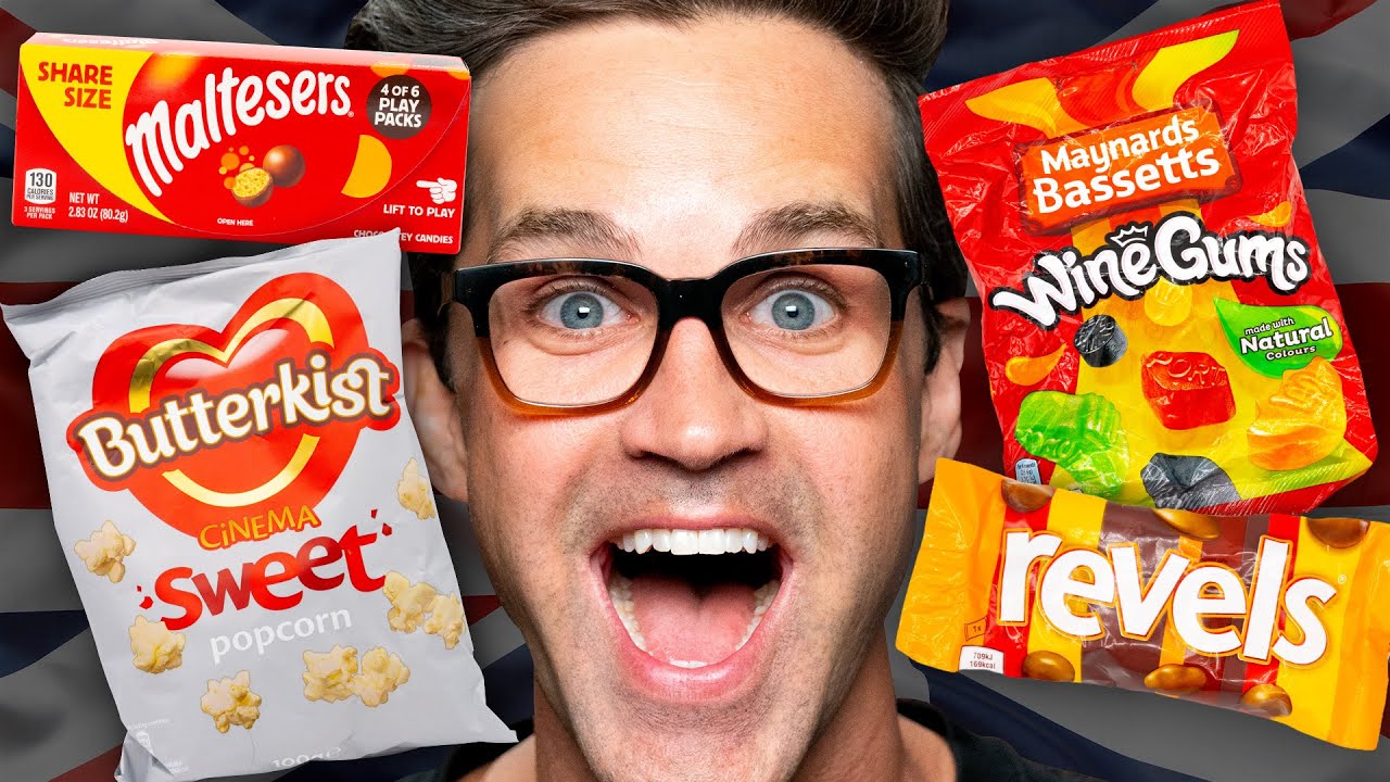 British Movie Theater Snacks Taste Test Ft. Sorted Food