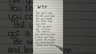 wtf lyrics hugel #wtf #lyrics