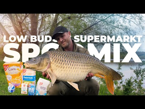 Karpfenangeln mit LOW BUDGET SPODMIX aus dem Supermarkt