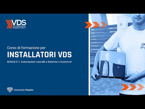 Corso di formazione per installatori - automazioni per cancelli scorrevoli e battenti