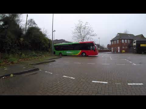Newbury bus station in Market Street, last day, 1st December 2k18. A revered occupation.