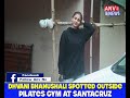 DHVANI BHANUSHALI SPOTTED OUTSIDE PILATES GYM AT SANTACRUZ
