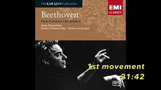 Download lagu Beethoven Piano Concerto No 5 Op 73  Emperor  Berliner PHILHARMONIKER von Karajan mp3