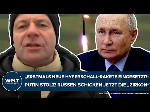 UKRAINE-KRIEG: "Erstmals eine neue Hyperschall-Rakete eingesetzt!" Jetzt schickt Putin seine Zirkon!