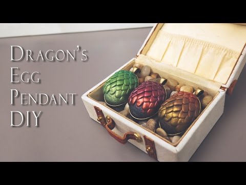 Make an Awesome "Game of Thrones" Dragon Egg Pendant with Resin in Just 30 Minutes!
