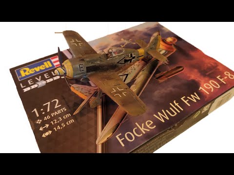 Fw-190 F-8 1:72 Revell aircraft model/SK subtitles