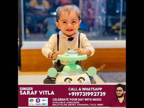 Happy Birthday Nawaf Wishes Song | Singer Saraf Vitla | Order WhatsApp +919731992739
