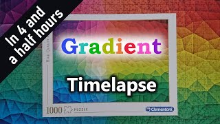 Gradient - Clementoni 1000 pieces jigsaw puzzle
