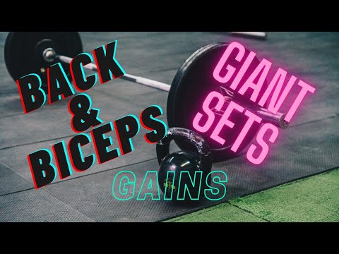 Back & Biceps Full Workout using Giant Sets (Day 29 Spring Cut) #backday #backworkout #fitness