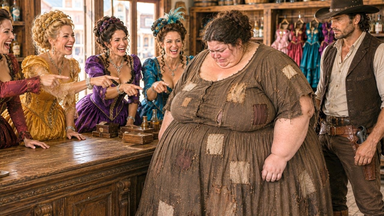 They Mocked Her Old Dress And Her Size—Then A Cowboy Did The Unexpected
