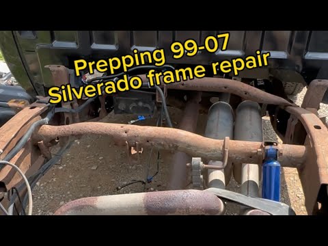 99-07 GM truck crossmember and frame repair