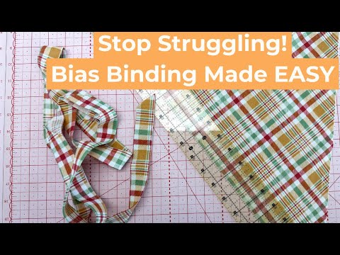 How to Make Perfect Bias Binding Every Time (Beginner Friendly!)