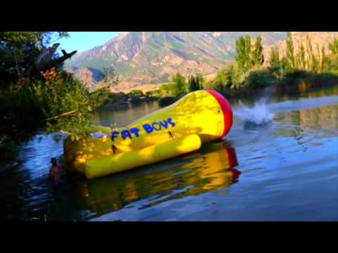 Fat Boys Blob™ Water Launch Pads!  @ Mona Rope Swing, Utah