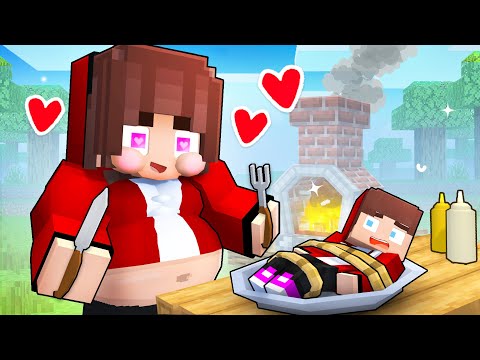 JJ`s Girl EAT JJ - Maizen Minecraft Animation