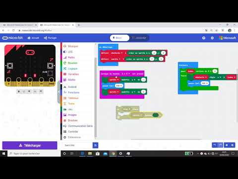Découverte de la carte microbit : Jeux de sauts d'obstacles