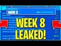FORTNITE SEASON 9 WEEK 8 CHALLENGES LEAKED! WEEK 8 ALL CHALLENGES EASY GUIDE! (Fortnite Challenges)