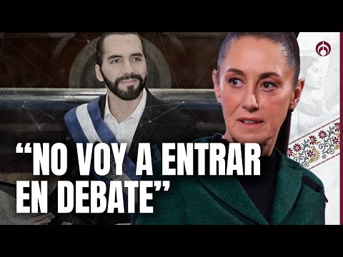 Bukele critica violencia en México; Sheinbaum responde con mesura