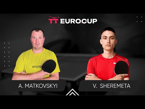 09:30 Andrii Matkovskyi - Vladyslav Sheremeta 10.11.2023 TT Euro.Cup Ukraine Professional. TABLE 4
