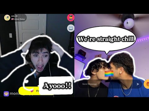 Omegle Straight Friends Kiss … Straight Homies?! (GAY)