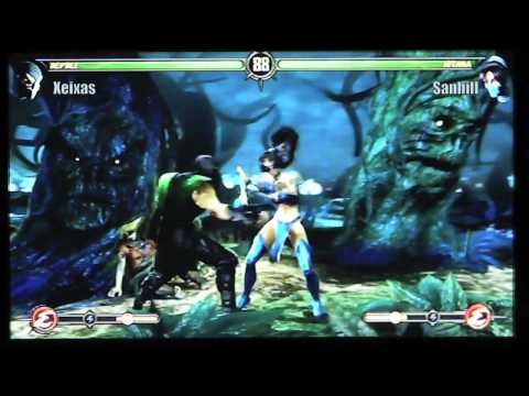 XFZ @ SuperCon 2011 - MK9 Quarterfinals - Xeixas (Reptille) vs (Cyrax/Kitana) Sanhill