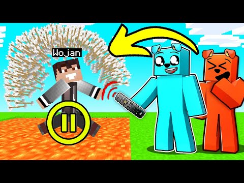PRANKUJEMY WOJANA ZATRZYMUJĄC CZAS w Minecraft ⏰😂