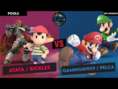 Pools ATATA / Rickles (Ness Ganon) vs GamingHi9x9 / Pelca (Luigi Mario) (SSG Doubles)