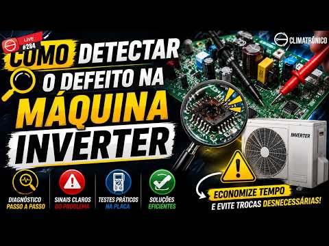 Vídeo: Como detectar defeito na máquina inverter — 8 passos