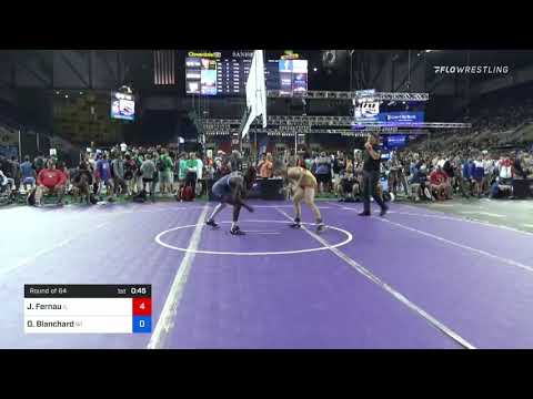 120 Lbs Round Of 64 - Joseph Fernau, Illinois Vs Ostin Blanchard, Wisconsin Ff44