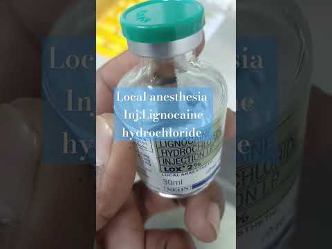Lignocaine hydrochloride injection, 1% w/v