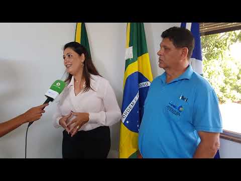 Vice-prefeita Angelita Amorim e o Diretor do DAE falam sobre a água no município.