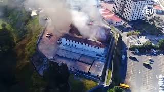 Orfanato y asilo fueron evacuados por incendio en sector de La Recoleta en Quito