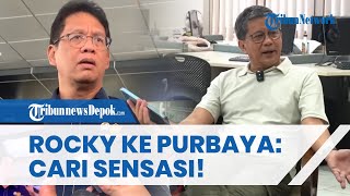 Rocky Gerung Senggol Gaya Koboi Purbaya, Sebut Cari Sensasi: Sok Jago tapi Gak Punya Kemampuan