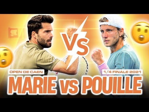 Quart de finale contre Lucas POUILLE (ancien 10e joueur mondial) à l’Open de Caen