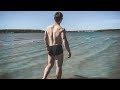 GIANT RIPPED 15 YEARS OLD MUSCLE BOY FLEXING AT THE BEACH