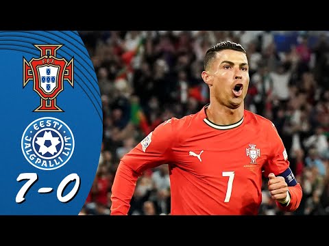 HIGHLIGHTS | Portugal 7-0 Estonia | RESUMEN All Goals & Highlights