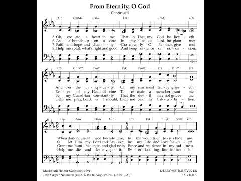 From Eternity, O God - LÆRDÓMSTÍMI ÆVIN ER
