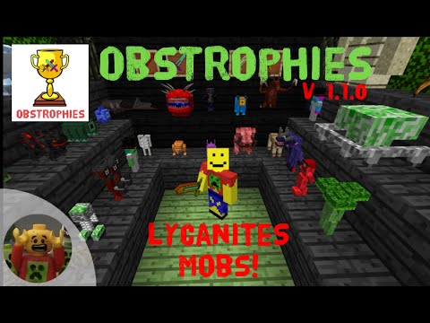 ObsTrophies 1.1.0 Now Available - Lycanites Mobs!