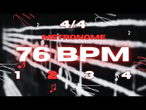 76 BPM - 4/4 Metronome