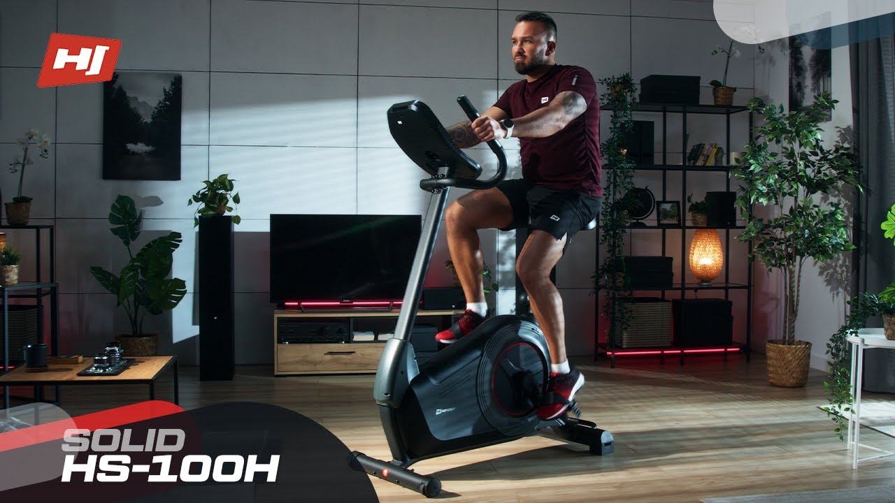 Велотренажер Hop-Sport 100H Solid Black