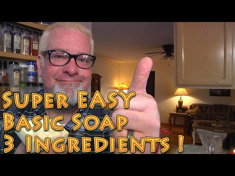 Super Easy Basic Soap Only 3 Ingredients Must know Homestead Skills
