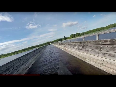 The return to the Korsnäs log canal (timmerränna)