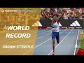 Ethiopia's Lamecha Girma breaks 3000m steeplechase world record in Paris - Wanda Diamond League 2023